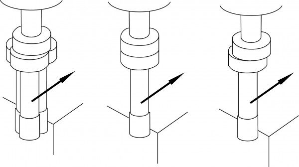 Skizze mechanische Kantentaster