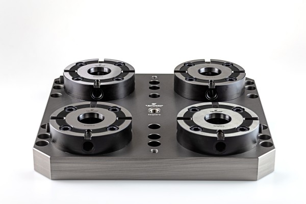 EasyZero - Nullpunktspannsystem 4 Spannstellen (H=72mm)